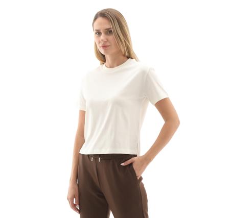 Lumberjack 5W Wb 11Asya-T 5Pr Kadın T-Shirt Beyaz