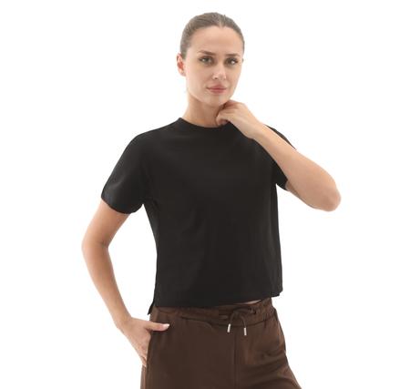 Lumberjack 5W Wb 11Asya-T 5Pr Kadın T-Shirt Siyah