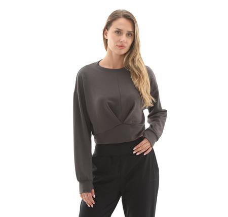 Lumberjack 5W Wl Arat Yog1-7 Yog1 5Pr Kadın Sweatshirt Gri