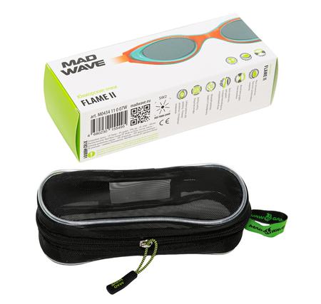 Mad Wave Yüzme Gözlüğü Flame Iı Junior, One Size, Çocuk