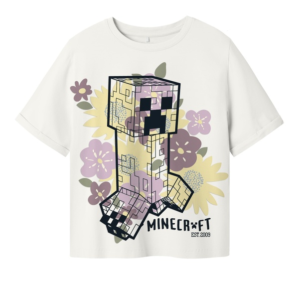 Name It Nkfdıkı Mınecraft Ss Nreg Top Box Bıo Çocuk T-Shirt Beyaz Name It Nkfdıkı Mınecraft Ss Nreg Top Box Bıo Çocuk T-Shirt Beyaz