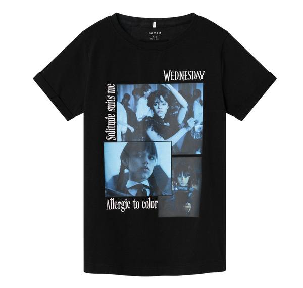 Name It Nkfjax Wednesday Ss Top Box Noos Sky Çocuk T-Shirt Siyah Name It Nkfjax Wednesday Ss Top Box Noos Sky Çocuk T-Shirt Siyah