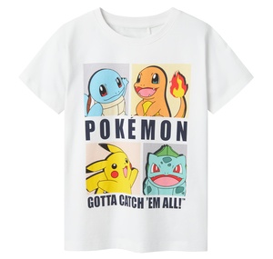 Name It Nkmdazz Pokemon Nreg Ss Top Box Noos Sky Çocuk T-Shirt Beyaz