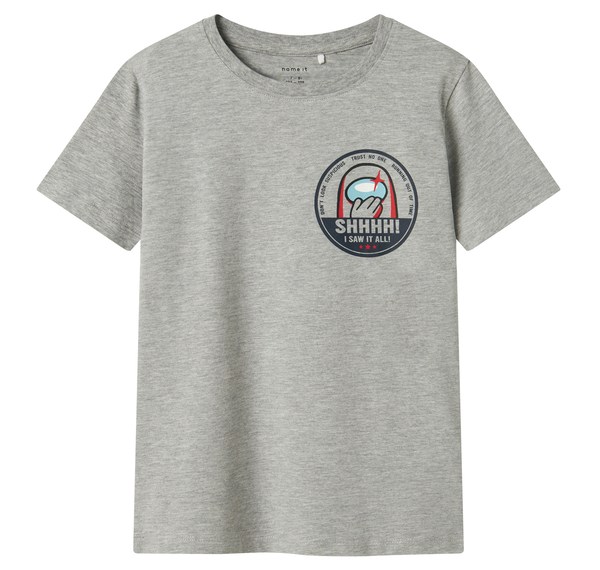 Name It Nkmjett Amongus Nreg Ss Top Box Sky Çocuk T-Shirt Gri Name It Nkmjett Amongus Nreg Ss Top Box Sky Çocuk T-Shirt Gri