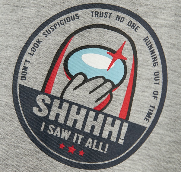 Name It Nkmjett Amongus Nreg Ss Top Box Sky Çocuk T-Shirt Gri Name It Nkmjett Amongus Nreg Ss Top Box Sky Çocuk T-Shirt Gri