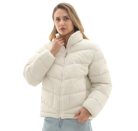 Napapijri A-Ega Short W Kadın Mont Beyaz