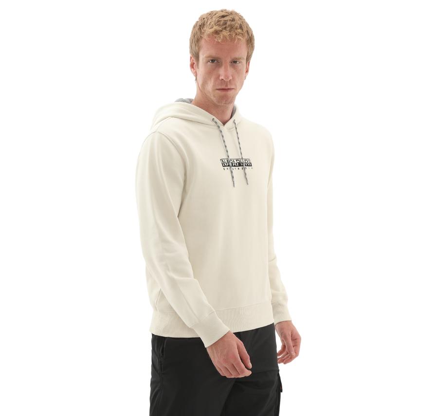 Napapijri B-Fıemme H Erkek Sweatshirt Krem Napapijri B-Fıemme H Erkek Sweatshirt Krem