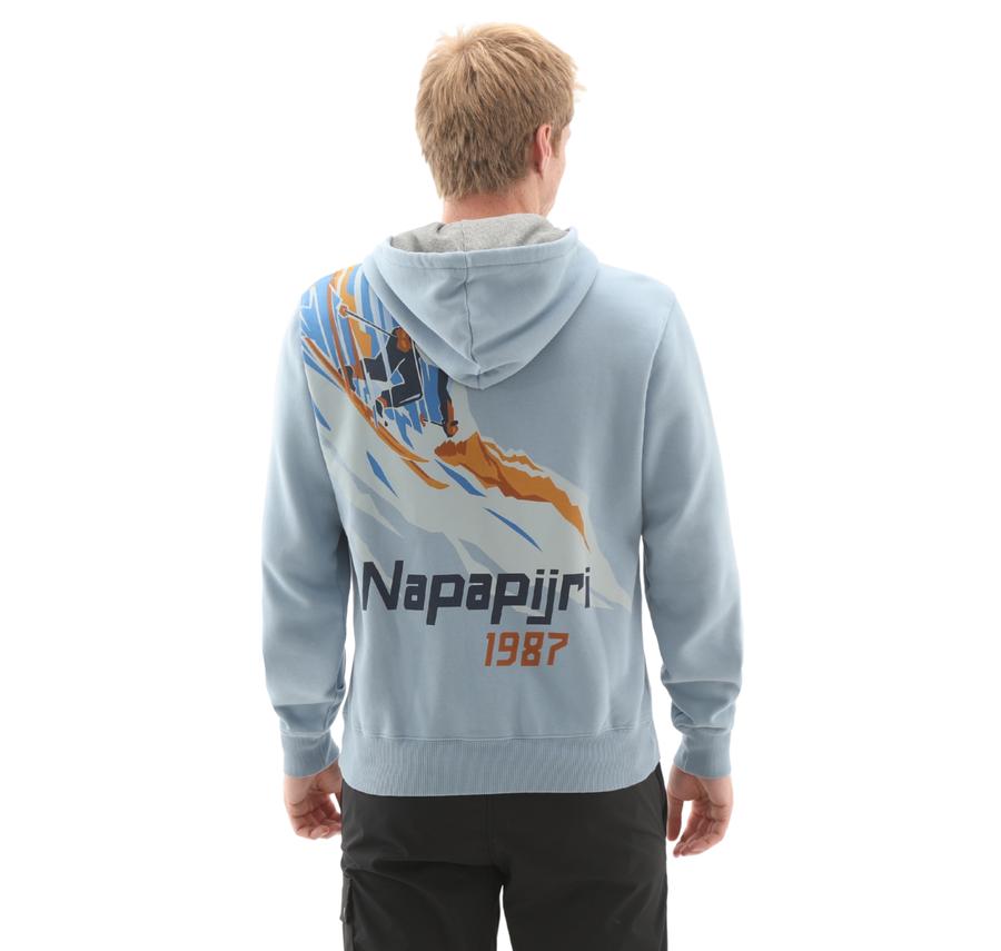 Napapijri B-Fıemme H Erkek Sweatshirt Mavi Napapijri B-Fıemme H Erkek Sweatshirt Mavi