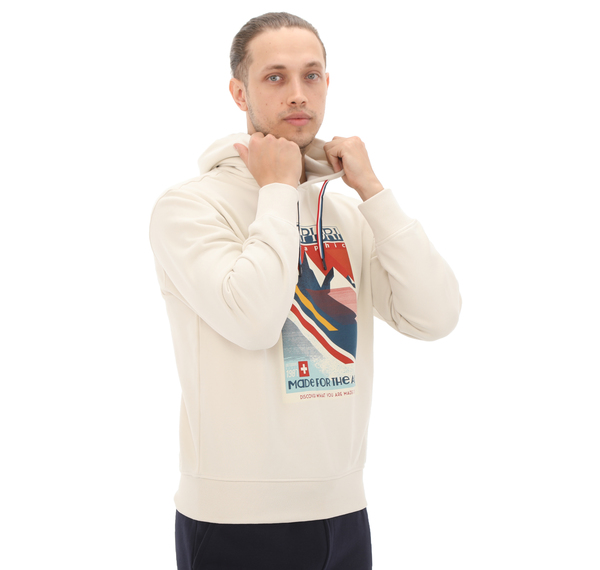 Napapijri B-Portalet H Erkek Sweatshirt Beyaz Napapijri B-Portalet H Erkek Sweatshirt Beyaz