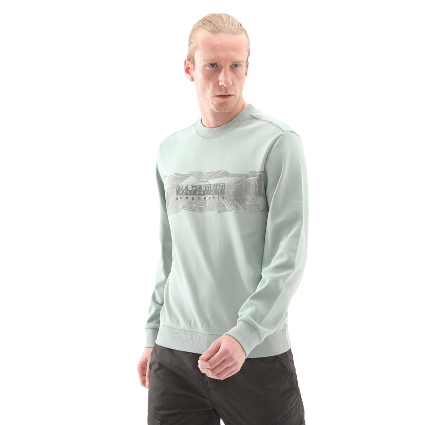 Napapijri B-Vannı C Erkek Sweatshirt İndigo Napapijri B-Vannı C Erkek Sweatshirt İndigo