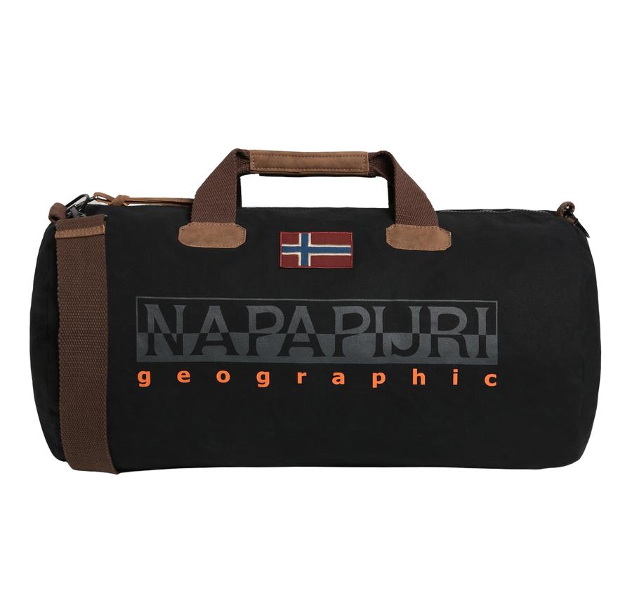 Napapijri Berıng 3 Spor Çantası Siyah Napapijri Berıng 3 Spor Çantası Siyah