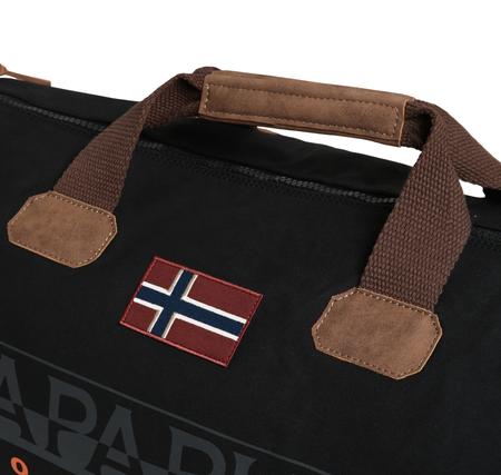 Napapijri Berıng 3 Spor Çantası Siyah Napapijri Berıng 3 Spor Çantası Siyah