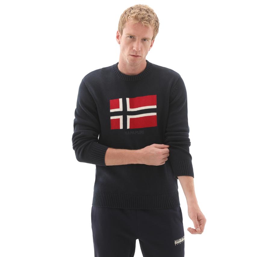 Napapijri D-Mura C Erkek Sweatshirt Lacivert Napapijri D-Mura C Erkek Sweatshirt Lacivert