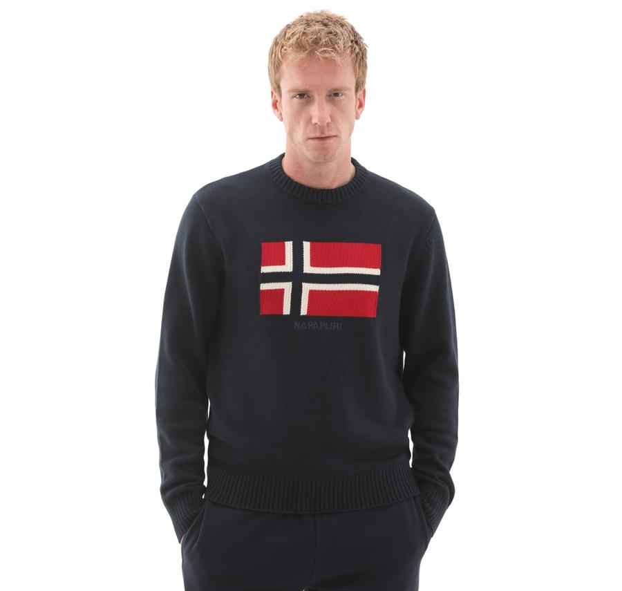 Napapijri D-Mura C Erkek Sweatshirt Lacivert Napapijri D-Mura C Erkek Sweatshirt Lacivert