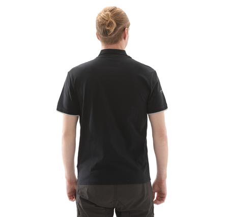 Napapijri E-Badge Sum Erkek T-Shirt Siyah