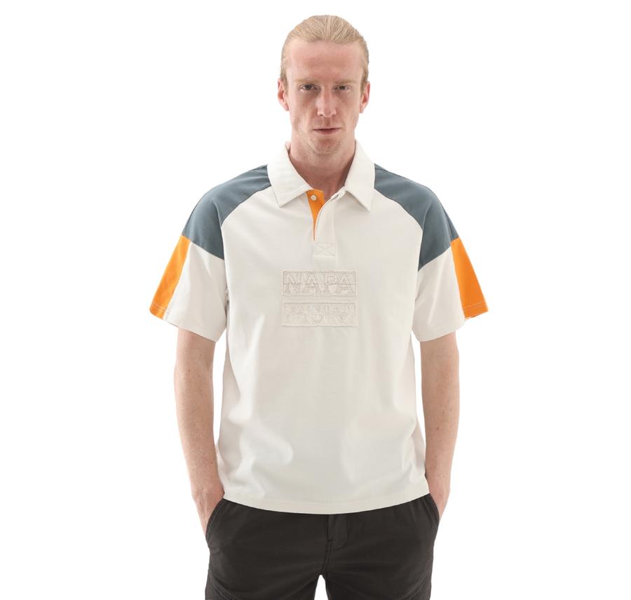 Napapijri E-Cencı Ss Erkek T-Shirt Beyaz Napapijri E-Cencı Ss Erkek T-Shirt Beyaz