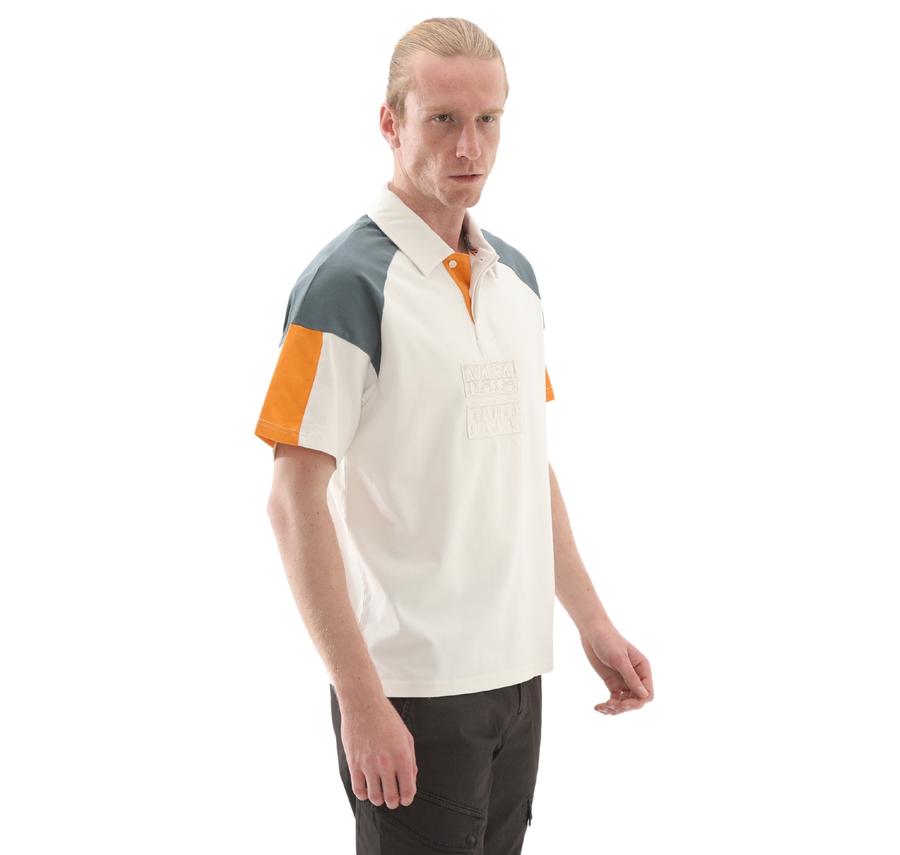 Napapijri E-Cencı Ss Erkek T-Shirt Beyaz Napapijri E-Cencı Ss Erkek T-Shirt Beyaz