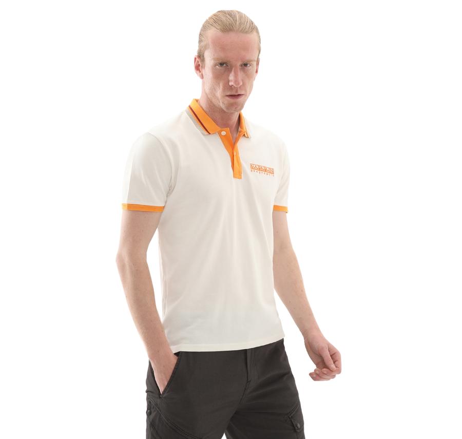 Napapijri E-Murlo Ss Erkek T-Shirt Beyaz Napapijri E-Murlo Ss Erkek T-Shirt Beyaz