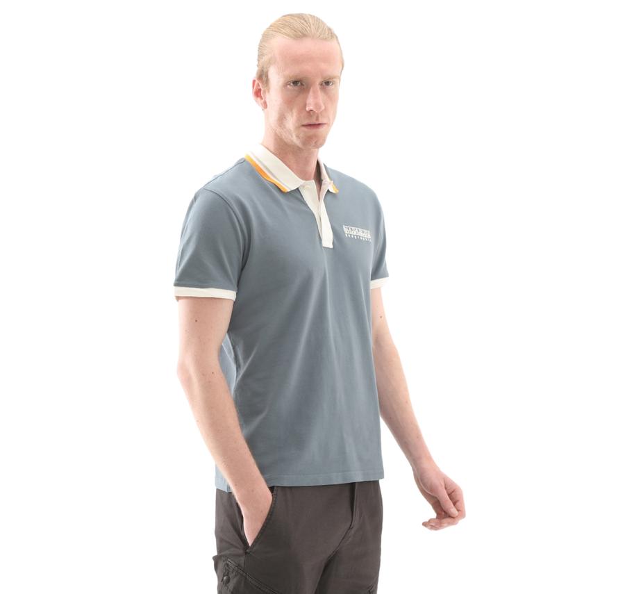 Napapijri E-Murlo Ss Erkek T-Shirt İndigo Napapijri E-Murlo Ss Erkek T-Shirt İndigo