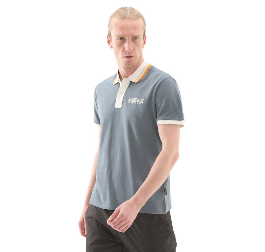 Napapijri E-Murlo Ss Erkek T-Shirt İndigo Napapijri E-Murlo Ss Erkek T-Shirt İndigo