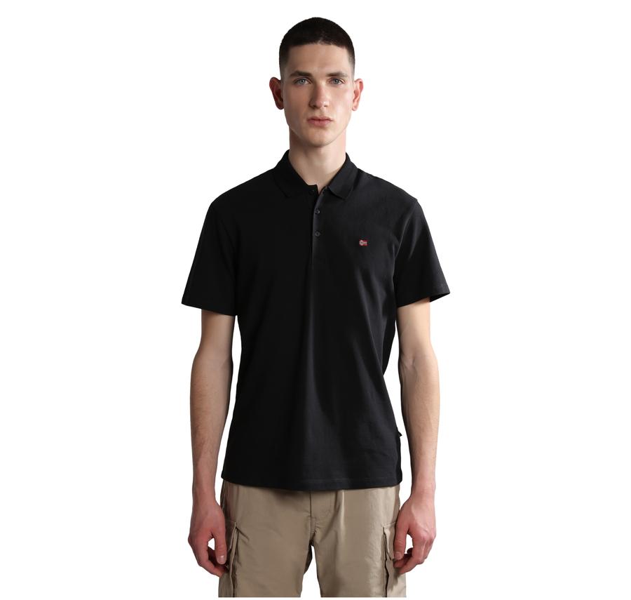 Napapijri Ealıs Ss Sum Erkek T-Shirt Siyah Napapijri Ealıs Ss Sum Erkek T-Shirt Siyah