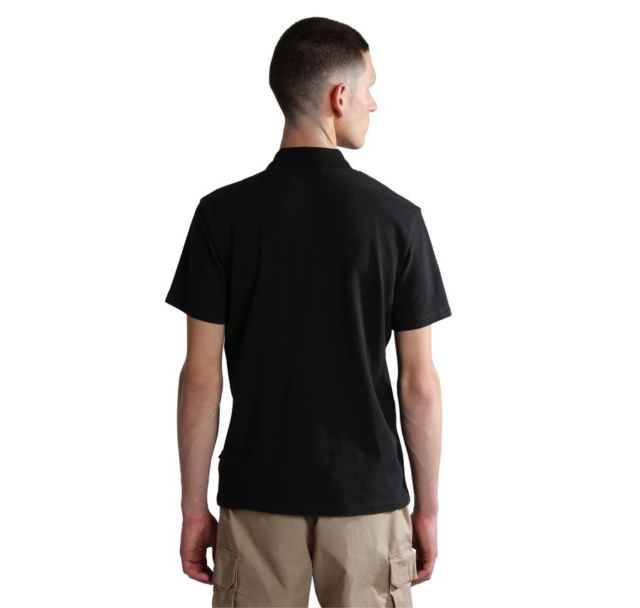 Napapijri Ealıs Ss Sum Erkek T-Shirt Siyah Napapijri Ealıs Ss Sum Erkek T-Shirt Siyah