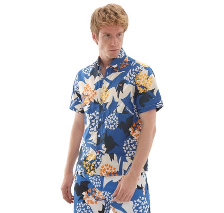Napapijri G-Ronge Ss 1 Erkek Gömlek Mavi