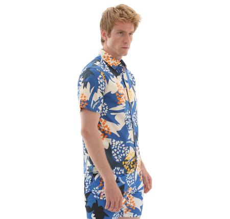 Napapijri G-Ronge Ss 1 Erkek Gömlek Mavi