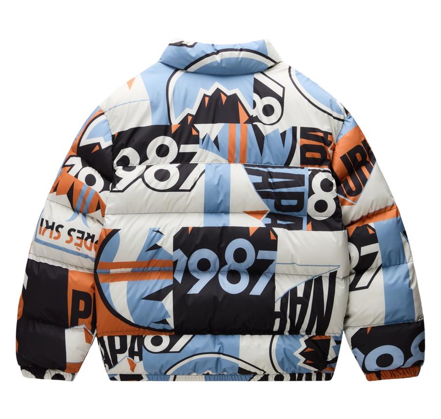 Napapijri K A-Prımıero Aop Çocuk Mont Beyaz Napapijri K A-Prımıero Aop Çocuk Mont Beyaz