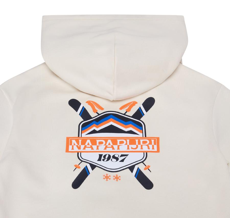 Napapijri K B-Adıge H Çocuk Sweatshirt Beyaz Napapijri K B-Adıge H Çocuk Sweatshirt Beyaz