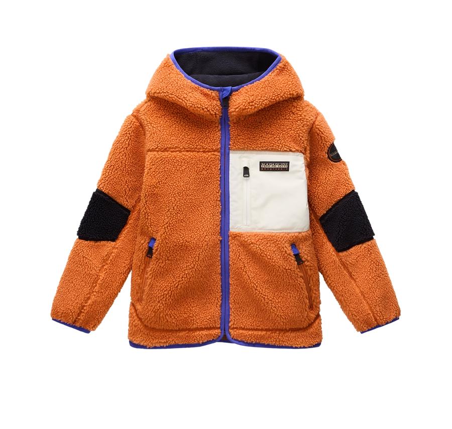 Napapijri K Yupık Fzh 3 Çocuk Ceket Turuncu Napapijri K Yupık Fzh 3 Çocuk Ceket Turuncu