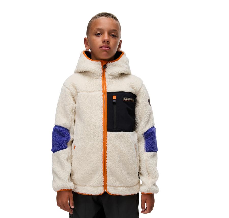 Napapijri K Yupık Fzh 3 Çocuk Ceket Krem Napapijri K Yupık Fzh 3 Çocuk Ceket Krem