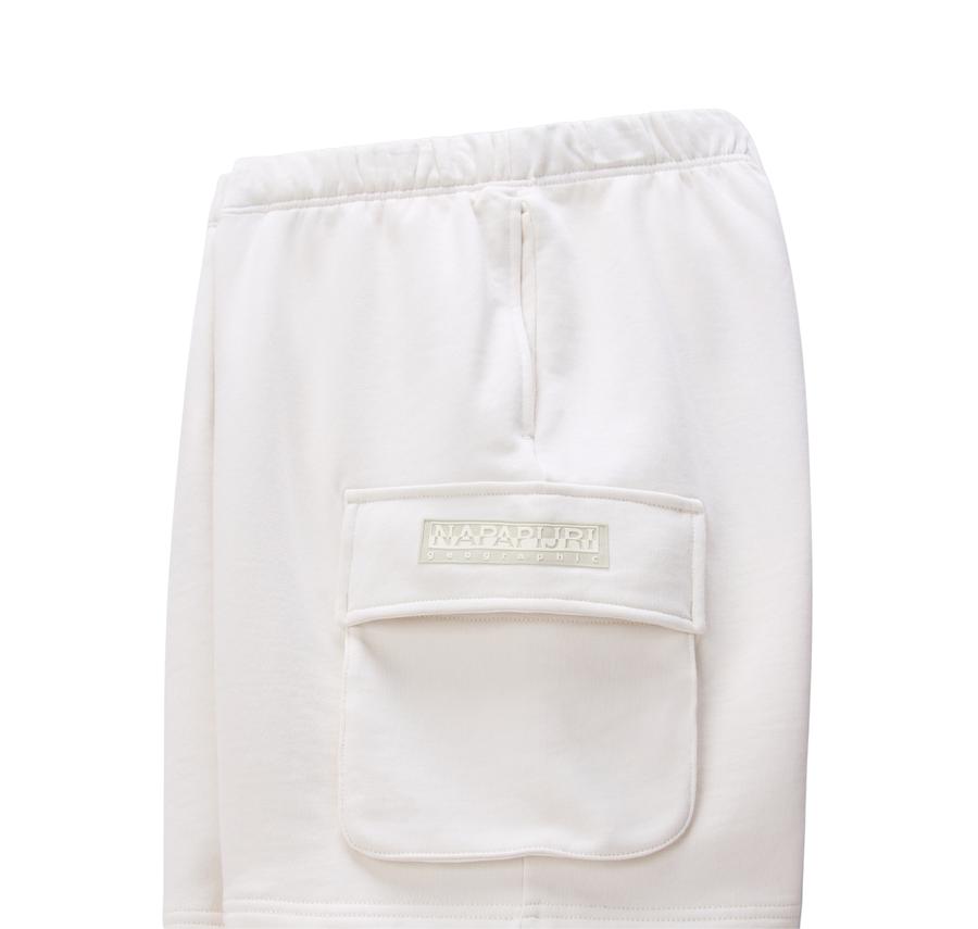 Napapijri N-Box Logo Cargo Erkek Şort Ve Kapri Beyaz Napapijri N-Box Logo Cargo Erkek Şort Ve Kapri Beyaz