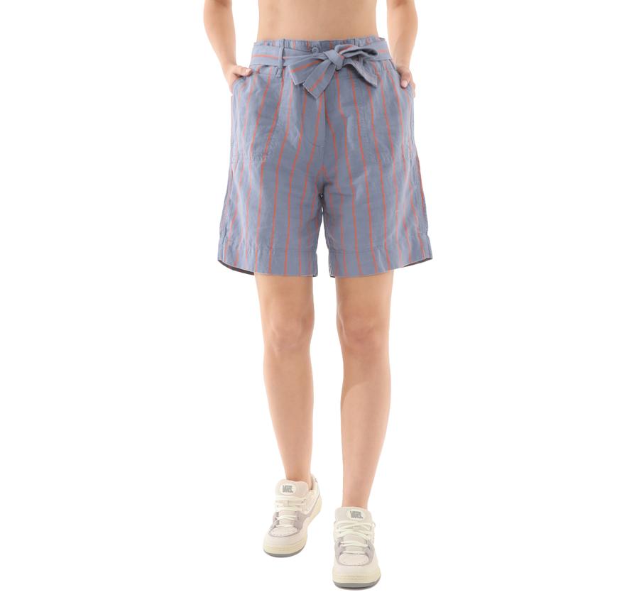 Napapijri N-Nıce Strıpe W Kadın Şort Ve Kapri Mavi Napapijri N-Nıce Strıpe W Kadın Şort Ve Kapri Mavi