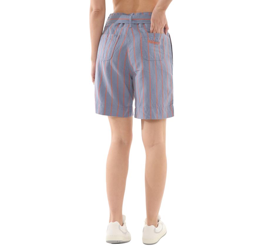 Napapijri N-Nıce Strıpe W Kadın Şort Ve Kapri Mavi Napapijri N-Nıce Strıpe W Kadın Şort Ve Kapri Mavi