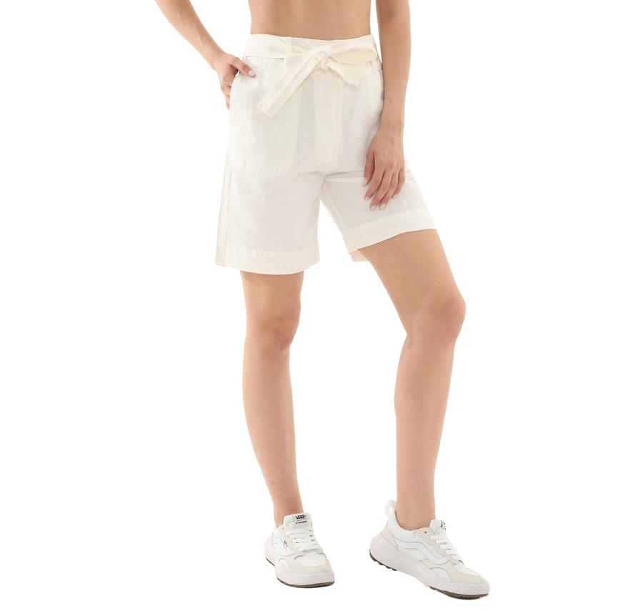 Napapijri N-Nıce W Kadın Şort Ve Kapri Beyaz Napapijri N-Nıce W Kadın Şort Ve Kapri Beyaz