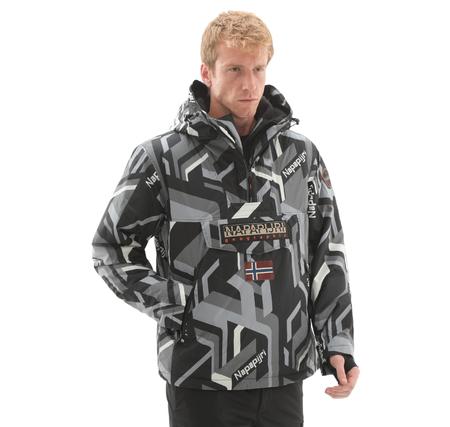 Napapijri Rf Next Aop Erkek Sweatshirt Siyah