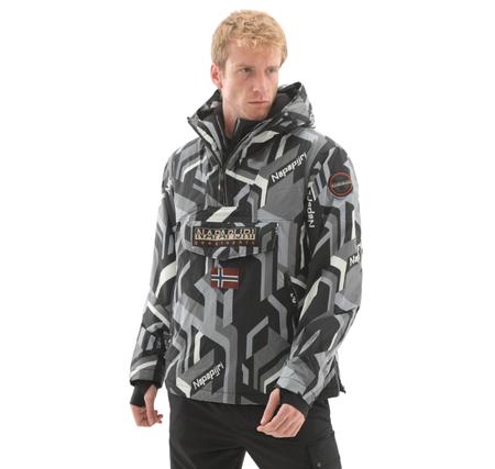 Napapijri Rf Next Aop Erkek Sweatshirt Siyah