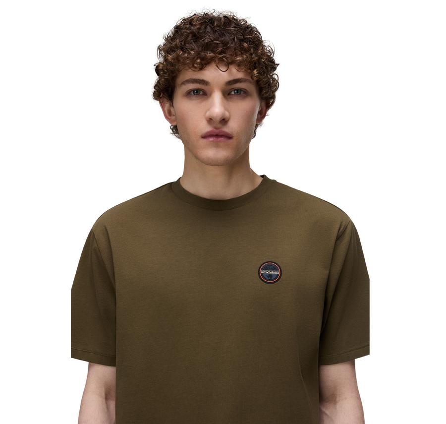 Napapijri S-Badge Ss 1 Erkek T-Shirt Napapijri S-Badge Ss 1 Erkek T-Shirt