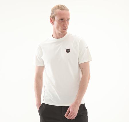 Napapijri S-Badge Ss Erkek T-Shirt Beyaz