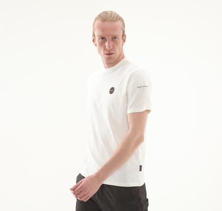 Napapijri S-Badge Ss Erkek T-Shirt Beyaz
