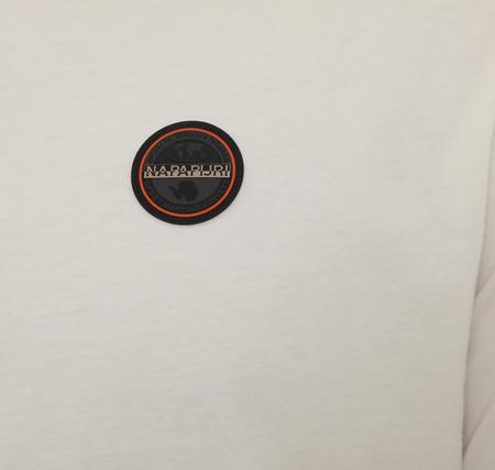 Napapijri S-Badge Ss Erkek T-Shirt Beyaz