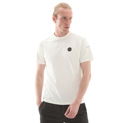 Napapijri S-Badge Ss Erkek T-Shirt Beyaz