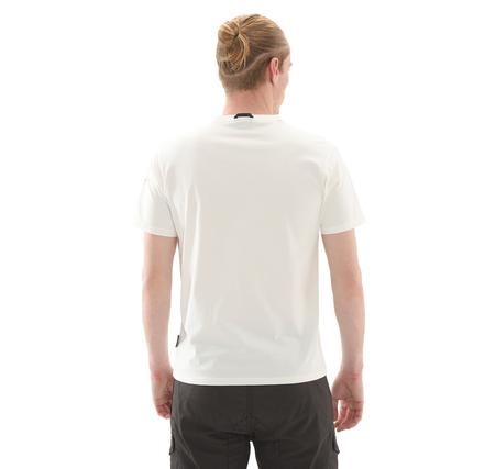 Napapijri S-Badge Ss Erkek T-Shirt Beyaz