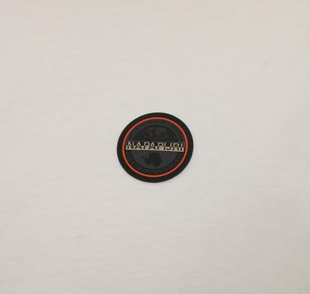 Napapijri S-Badge Ss Erkek T-Shirt Beyaz