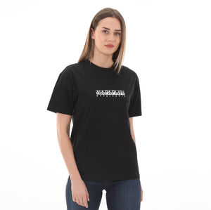 Napapijri S-Box W Ss 4 Kadın T-Shirt Siyah
