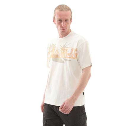 Napapijri S-Fıora Ss Erkek T-Shirt Beyaz