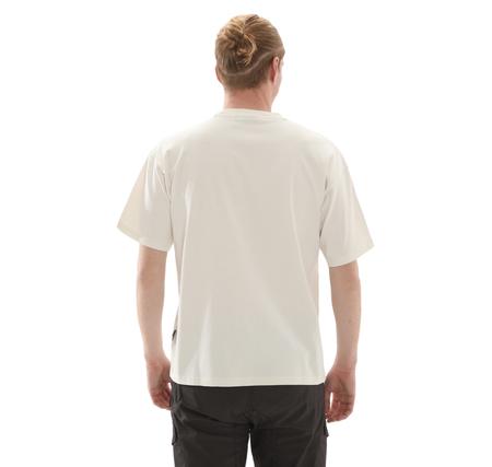 Napapijri S-Fıora Ss Erkek T-Shirt Beyaz