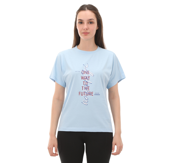 Napapijri S-Keıth W Kadın T-Shirt Mavi Napapijri S-Keıth W Kadın T-Shirt Mavi
