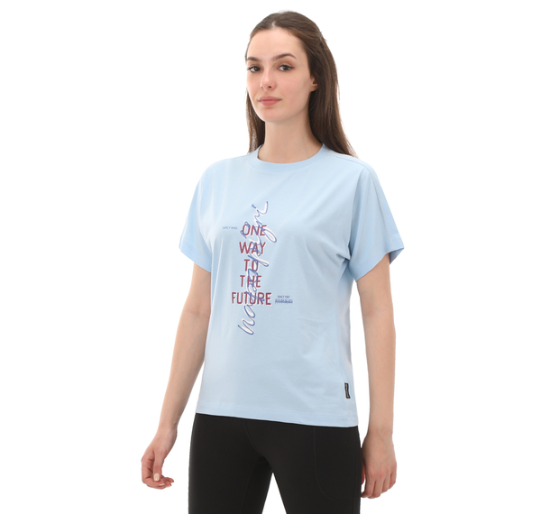 Napapijri S-Keıth W Kadın T-Shirt Mavi Napapijri S-Keıth W Kadın T-Shirt Mavi
